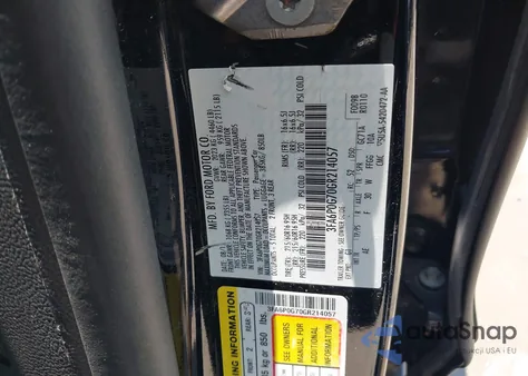 2016 Ford Fusion S from USA, damaged, VIN 3FA6P0G70GR214057